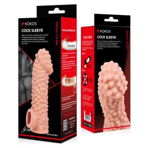 Насадка Cock Sleeve Large телесная TPE KOKOS CS-004-L