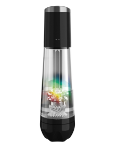 Мастурбатор с вибрацией PDX Elite ViewTube MAX View - Black Pipedream RD55323PD
