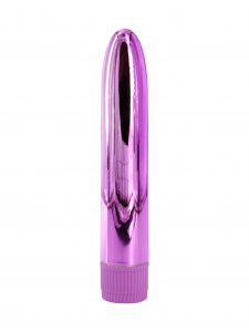 Фиолетовый глянцевый пластиковый вибратор (14*2,5 см) 3313-05