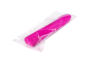 Пурпурный матовый пластиковый вибратор (14*2,5 см) 3313-02