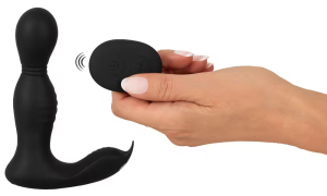 Анальная пробка с пультом и 2 функциями 5402255ON