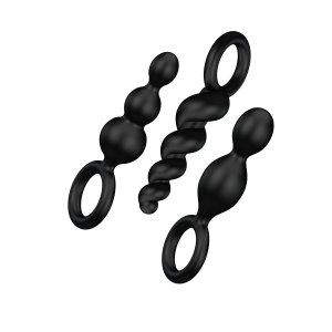 Комплект Анальных Стимуляторов Satisfyer Black 000756SA