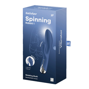 Вибратор Satisfyer Spinning Rabbit 1 blue 048734SA