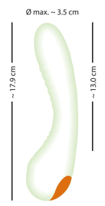 Вибратор для точки G, светящийся в темноте 558133ON