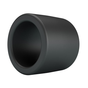 Эрекционное кольцо из силикона растягивающееся черное CRAZY BULL BI-210249