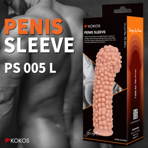 Насадка Penis Sleeve телесная TPE KOKOS PS-005-L