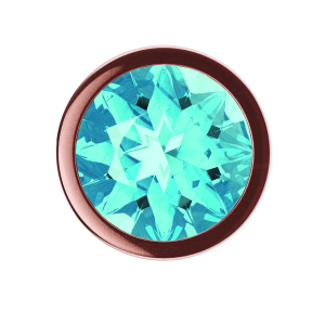 Анальная Пробка Diamond Topaz Shine L Розовое Золото 4026-02lola