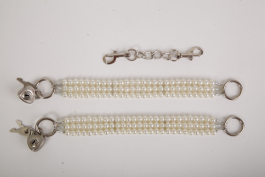 Наножники жемчужные белые 47500-2-MM