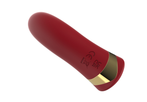 Силиконовый вибратор красный SW3034