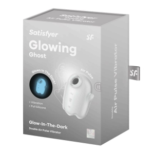 Вакуумный массажер Satisfyer Glowing Ghost 060057SA
