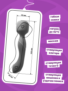 Нагревающийся Вонд Heating Wand Purple 1018-03lola