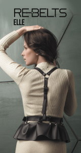 Портупея 3 в 1 Elle Black 7721rebelts