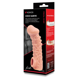 Насадка Cock Sleeve телесная TPE KOKOS CS-007-L