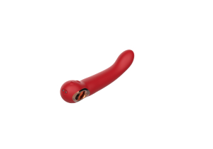 Силиконовый вибратор с магнитным зарядным устройством SW3042red