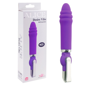Вибратор ALICE 20-Function Desire Vibe purple 55201purpleHW