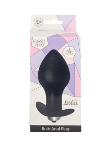 Анальная пробка с вибрацией Bulb Anal Plug Black (Батарейки ААА) 5006-03lola