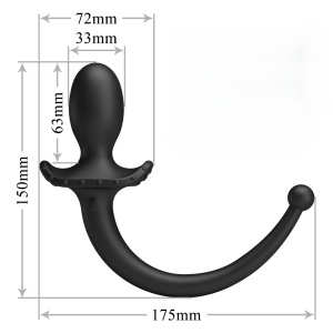 Анальная вибропробка BI-040195HP