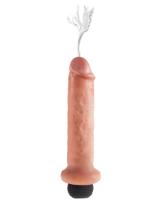 Фаллоимитатор с имитацией семяизвержения King Cock 7