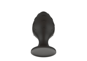 Силиконовая анальная пробка черная M (6.7*3.5cm) 3302-02