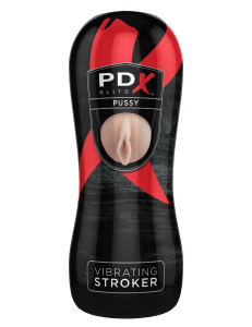 Мастурбатор с вибрацией PDX ELITE Vibrating Pussy Stroker Pipedream RD521PD