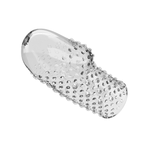 Рельефная насадка на пенис прозрачная Pretty Love BI-026290M