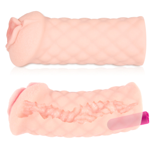 Мастурбатор ELEGANCE 002 с вибрацией телесный TPR KOKOS M01-03-002V