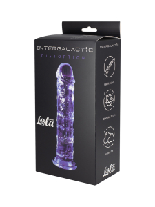 Прозрачный дилдо Intergalactic Distortion Purple 7081-02lola