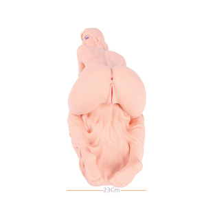 Мастурбатор Valentina полуторс 3D двойной слой TPR телесный KOKOS M01-003-08D