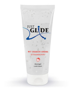 Лубрикант на водной основе Just Glide Strawberry с ароматом клубники, 200мл 628824JG