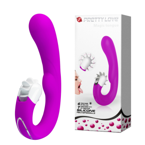 Вибратор Pretty Love Magic Tonque BI-040059