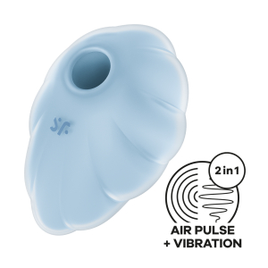Вакуумный массажер Satisfyer Cloud Dancer light blue 049700SA