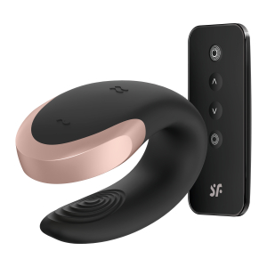 Виброcтимулятор Satisfyer Double Love Connect App black 001722SA