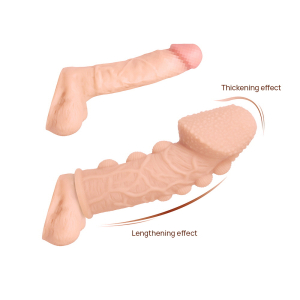 Насадка на фаллос Extreme Sleeve телесная TPR KOKOS ES-009-S