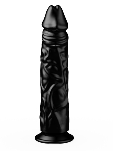 Фаллоимитатор на присоске черный 400500ru