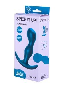 Анальная пробка Spice it up Classy Dark Aquamarine 8013-03lola