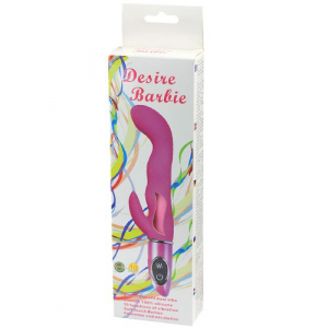 Розовый вибратор Desire Barbie BW-056001