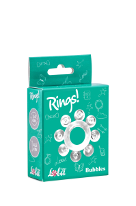 Эрекционное кольцо Rings Bubbles white 0112-30Lola
