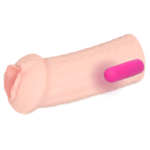 Мастурбатор Elegance 004 с вибропулей телесный TPR KOKOS M01-03-004V