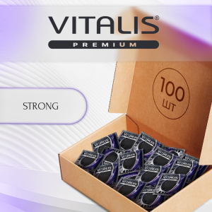 Презервативы VITALIS PREMIUM №100 №100 strong - сверхпрочные 0229VP