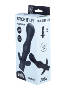 Анальная пробка с вибрацией Spice it up Passion Dark Grey 8004-02Lola