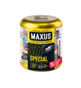 Презервативы Точечно-Ребристы MAXUS Special №15 ж/к