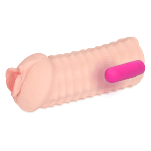 Мастурбатор KOKOS Elegance 006V вагина с вибропулей телесный TPR M01-03-006V