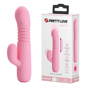 Вибратор Pretty Love Leopold Розовый BI-014593-1