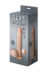 Фаллоимитатор неоскин на присоске BEST COCK 6
