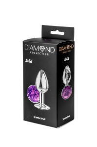 Анальная пробка Diamond Purple Sparkle Small 4009-05Lola