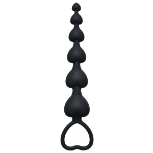 Анальная цепочка Heart's Beads Black 4101-03Lola