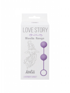 Вагинальные шарики Love Story Moulin Rouge purple 3009-04Lola