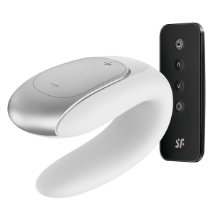 Виброcтимулятор Satisfyer Double Fun Connect App white 002453SA