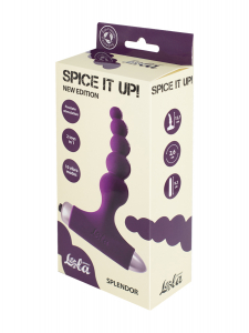 Анальная пробка с вибрацией Spice it up New Edition Splendor Ultraviolet 8017-04lola