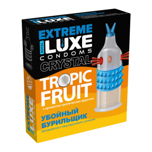 Презервативы Luxe EXTREME Убойный Бурильщик (Тропические фрукты) 4654lux